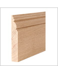Solid oak skirting board