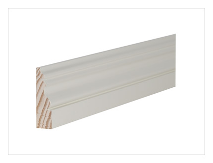 Pine ogee bead architrave